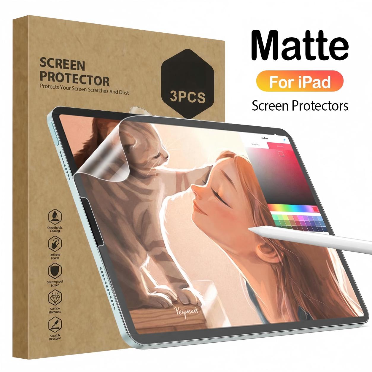 3 шт. матовых защитных пленок  – обзор и цена Matte Anti Glare Screen